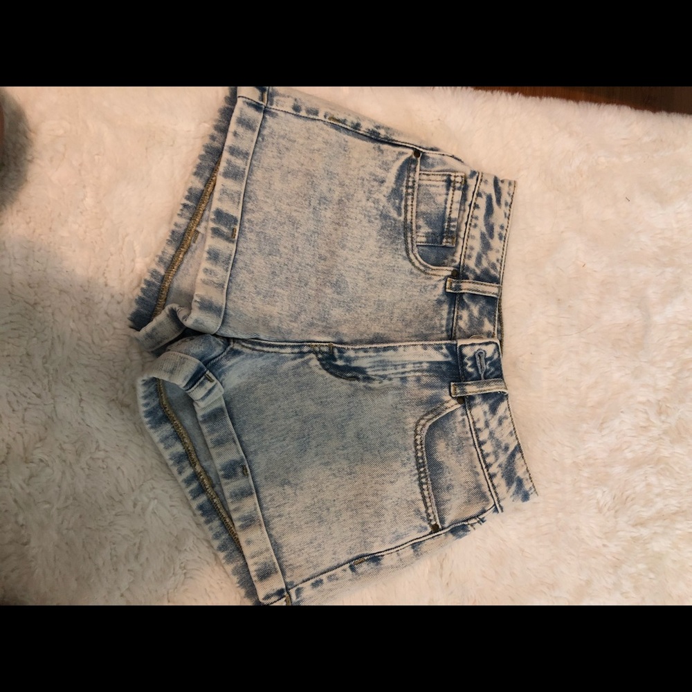 High waisted mom shorts